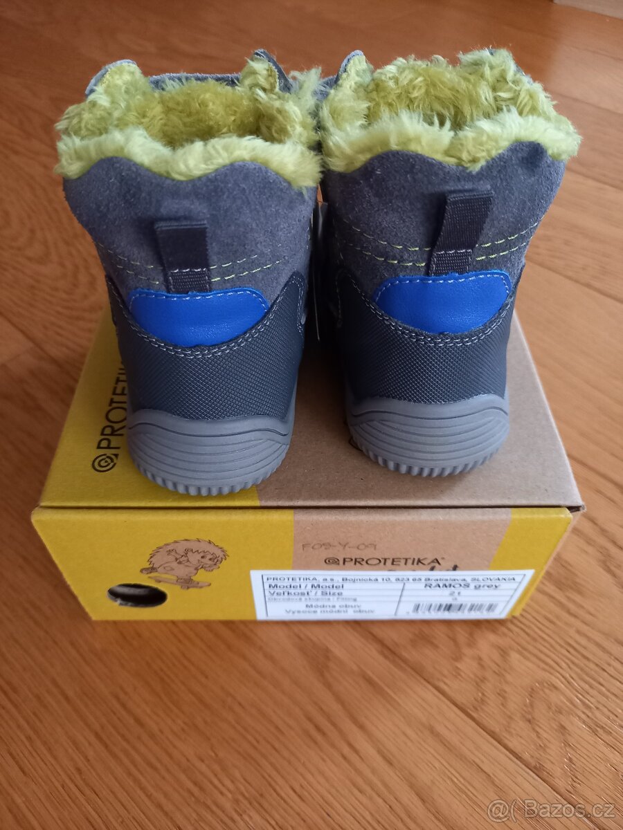 Barefoot boty zimní Protetika RAMOS GREY vel.21 - 2