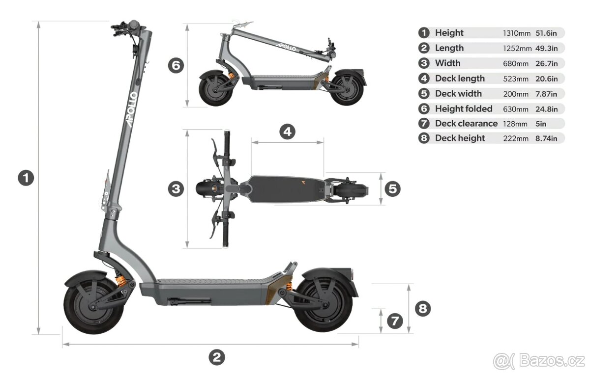 Elektrická koloběžka Apollo CITY 2024 - 2