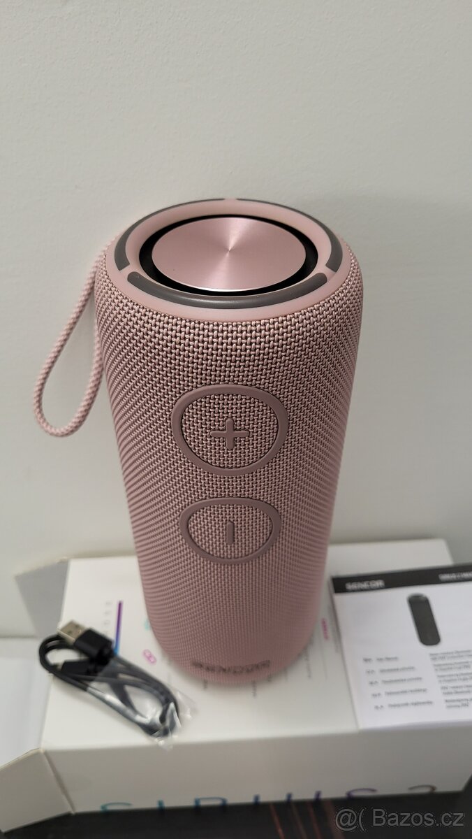 Přenosný reproduktor, výkon 30 W, 5 000mAh, LED, IPX7 - 2