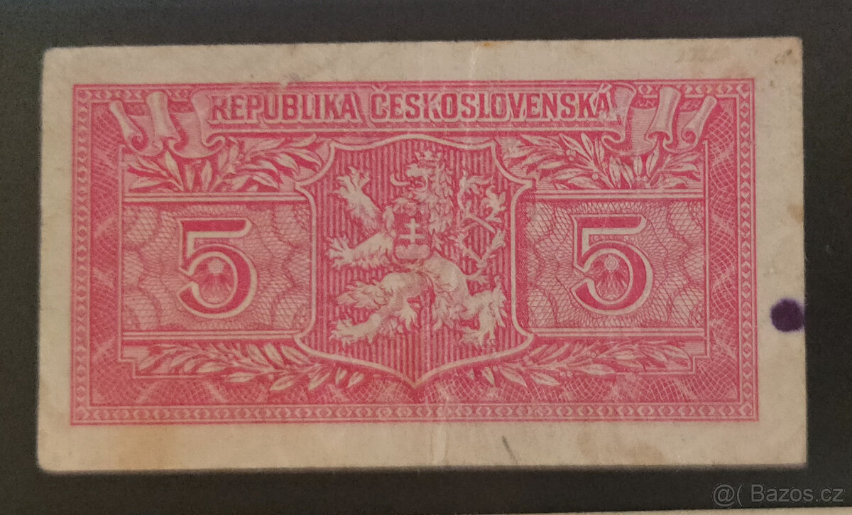 Bankovky Československo poválečné - 2