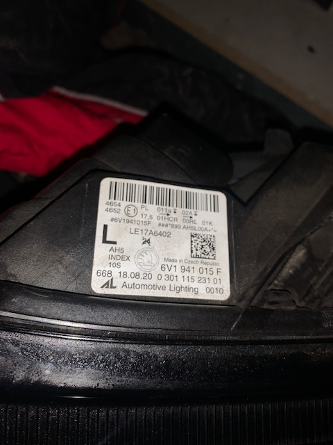 skoda fabia 6V1941015F - 2