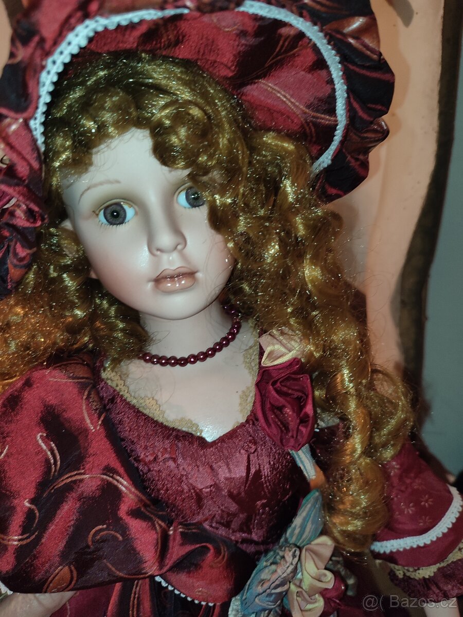 Porcelánová panenka veliká 63cm - 2