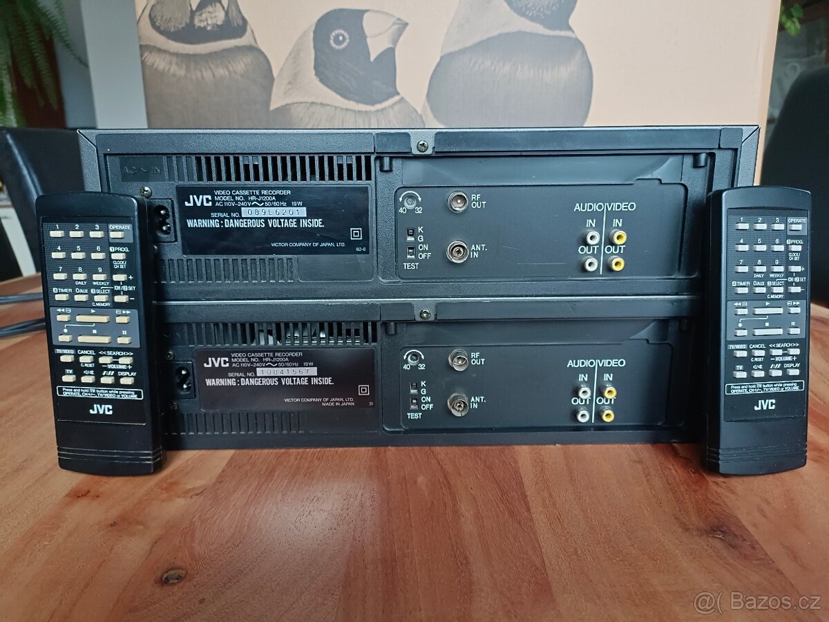 Videorekordér JVC HR-J1200A,2ks - 2