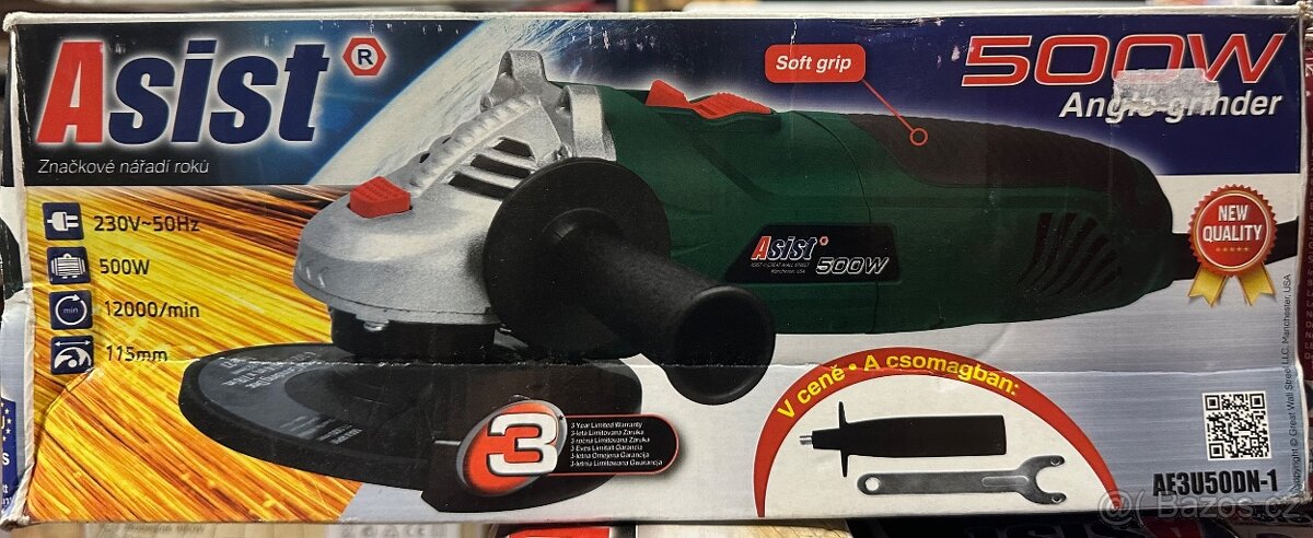 Úhlová bruska Asist 500W - 2