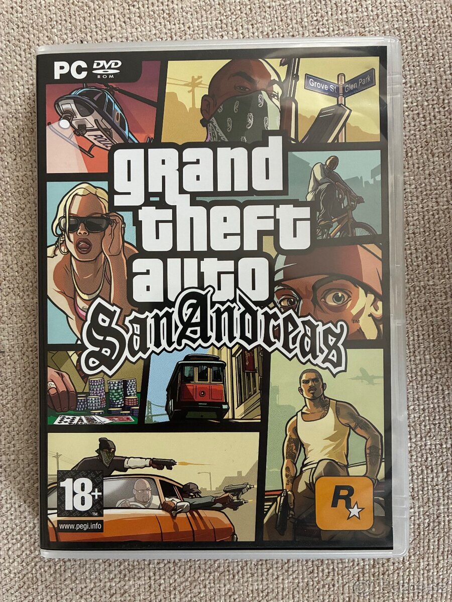 PC hry DVD GTA San Andreas aj. - 2
