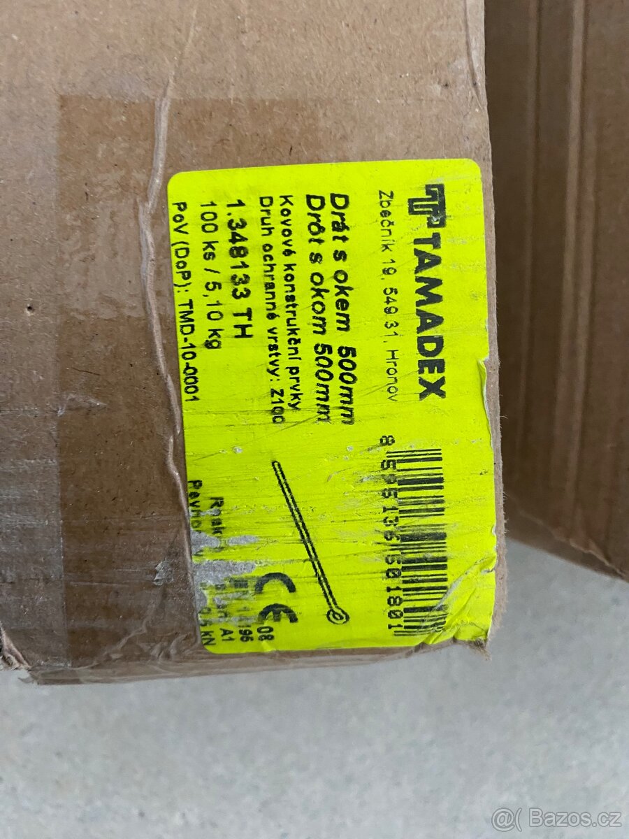 Drát s okem 500mm na sdk - 2