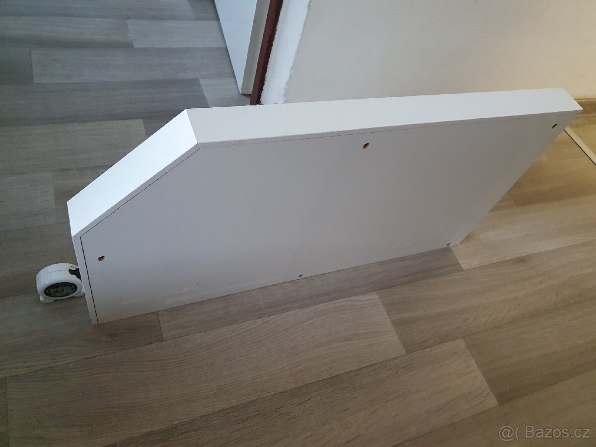 Polička s rámem a zásuvkou 72x37cm - 2