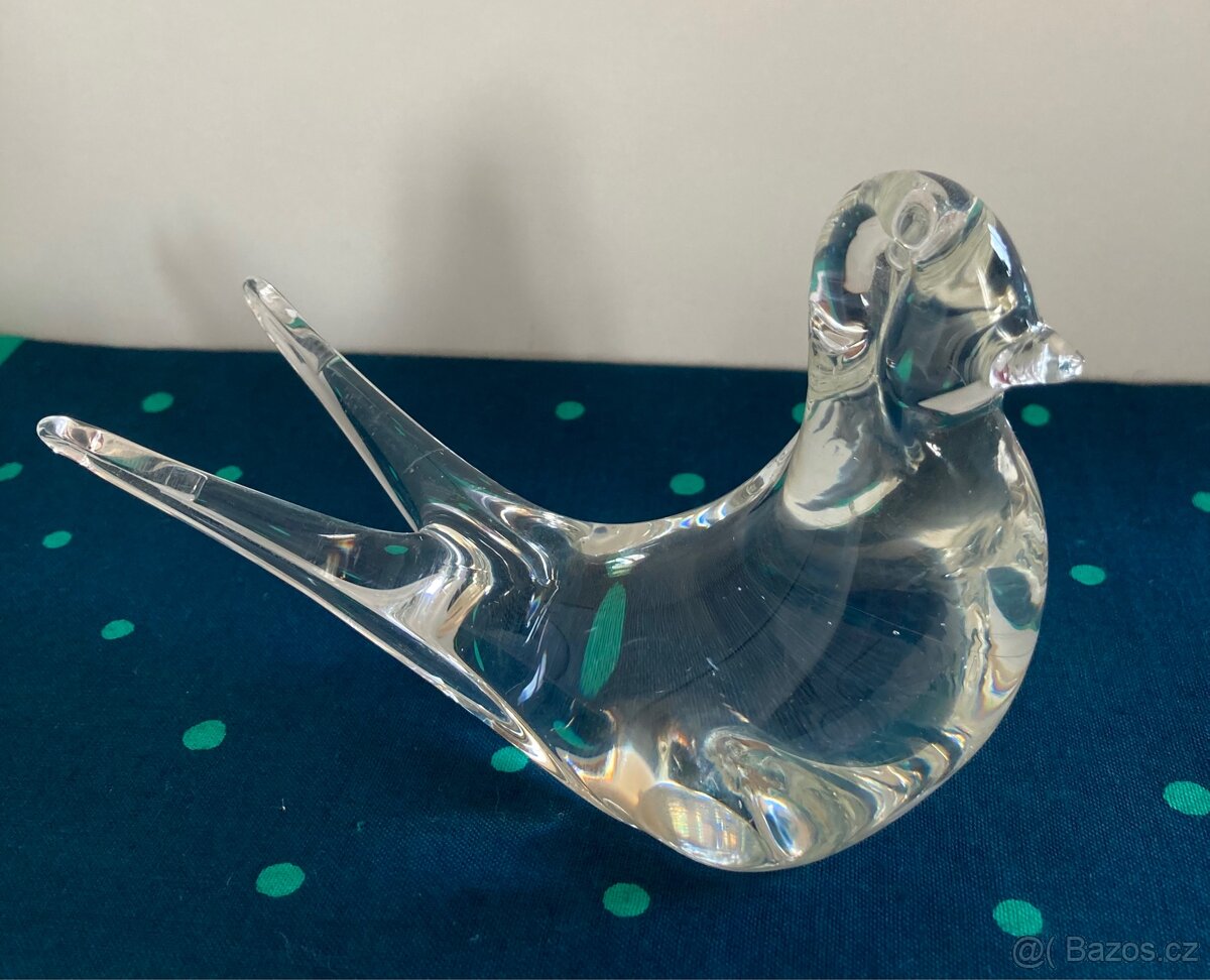 Skleneny ptáček Murano - 2