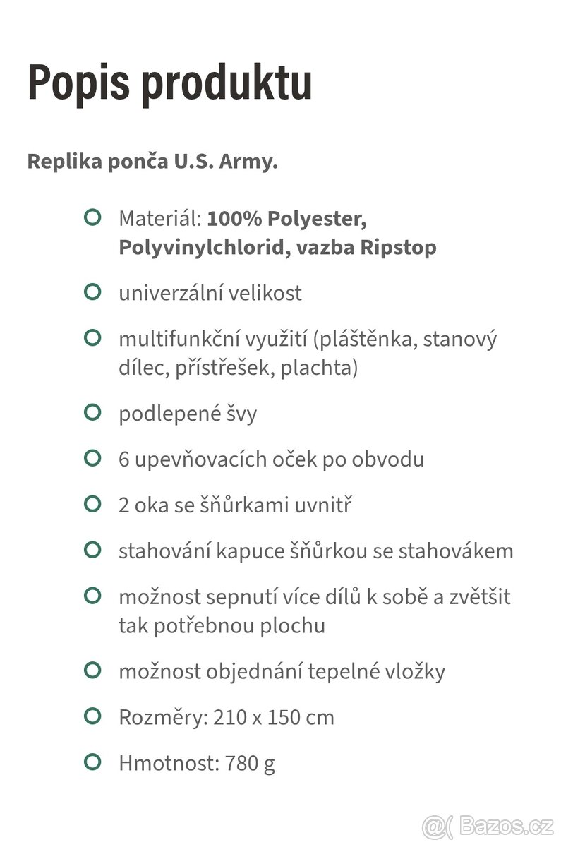 Pončo- poncho Mil tec - 2