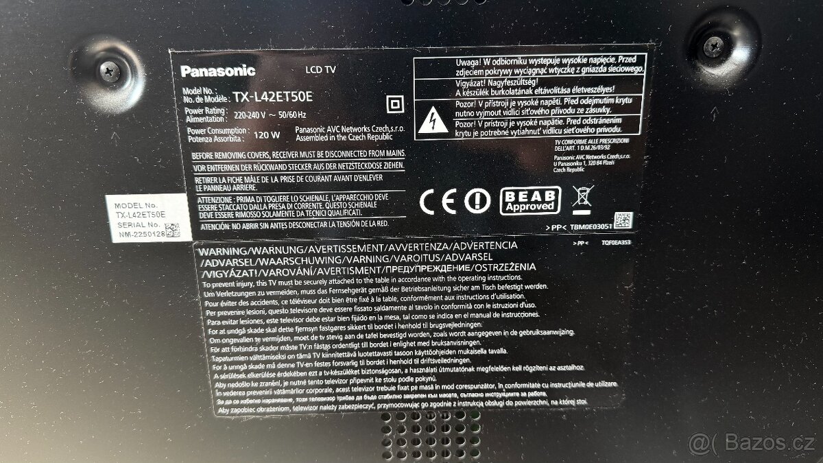 PANASONIC TX-L42ET50E - 2