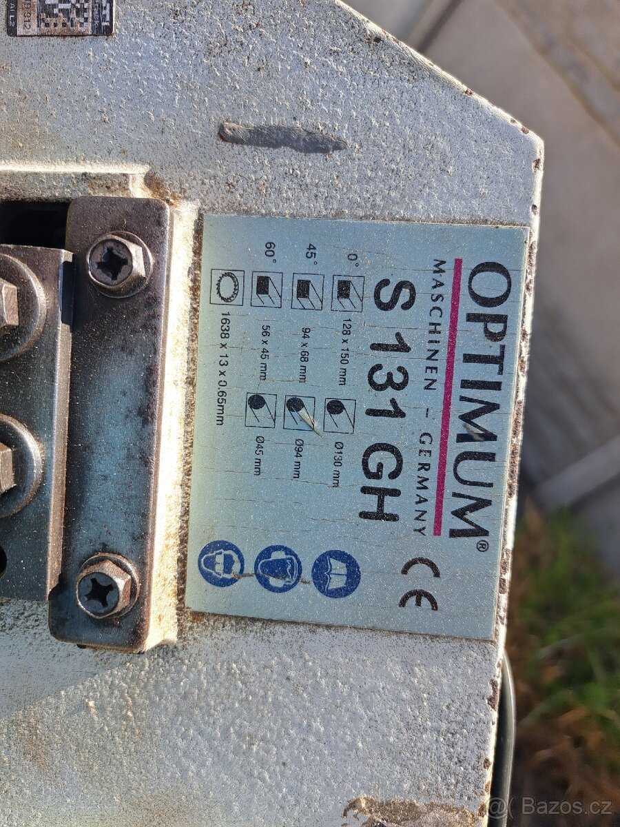 Pásová pila optimum 131 - 2