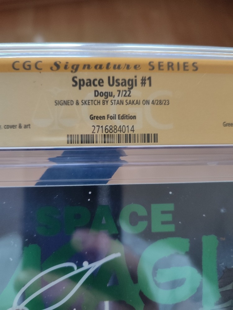 cgc USAGI signed stan sakai - 2