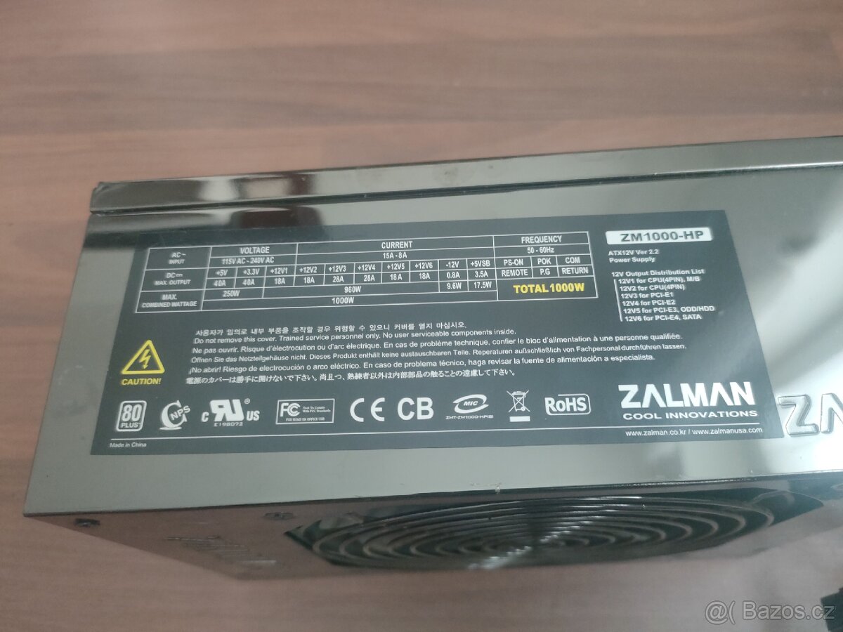 1000W Zdroj (Zalman 80 plus) - 2