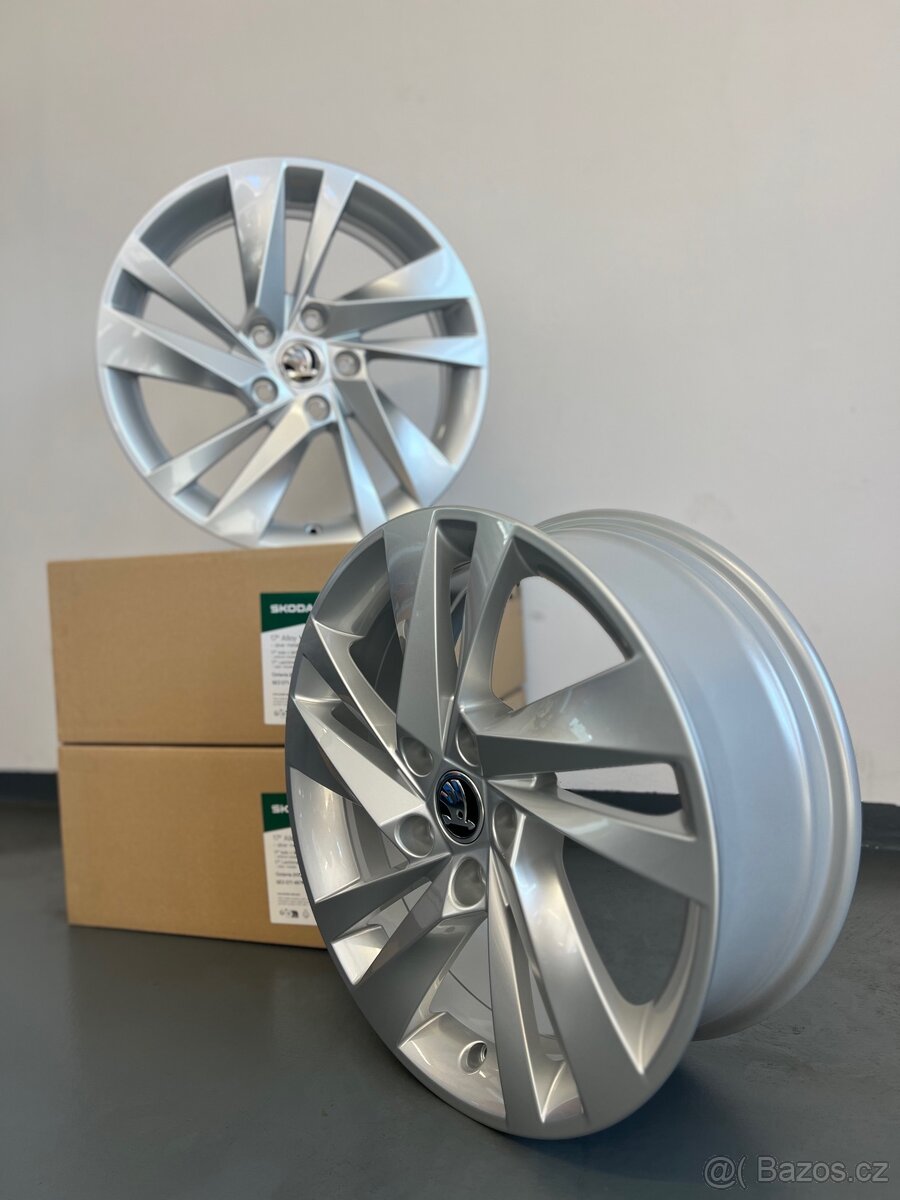 Originální alu kola Nevis, Škoda Octavia 4, 5x112 r17 - 2