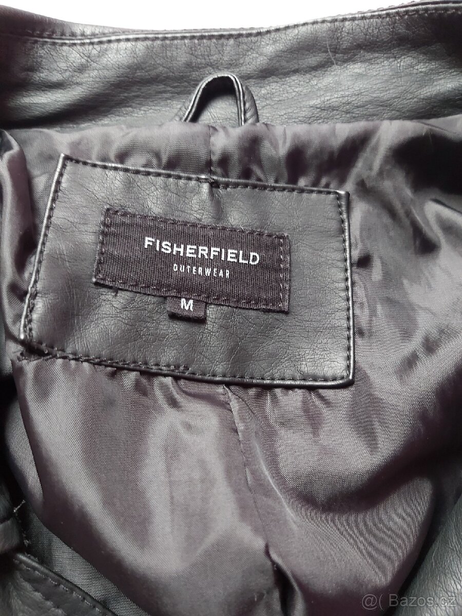 Koženková bunda zn.Fisherfield - 2
