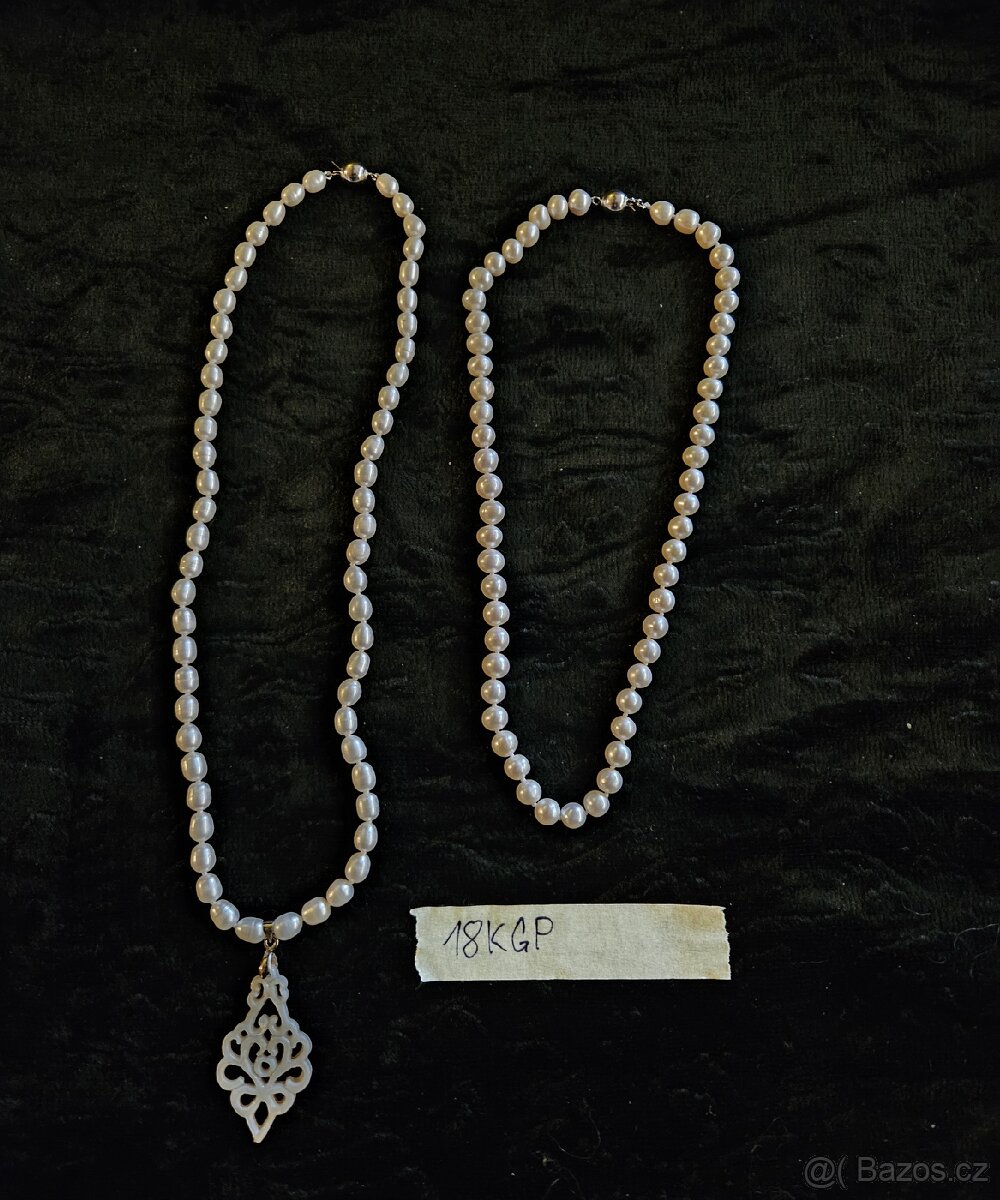 Perlové náhrdelníky (18KGP) - 2