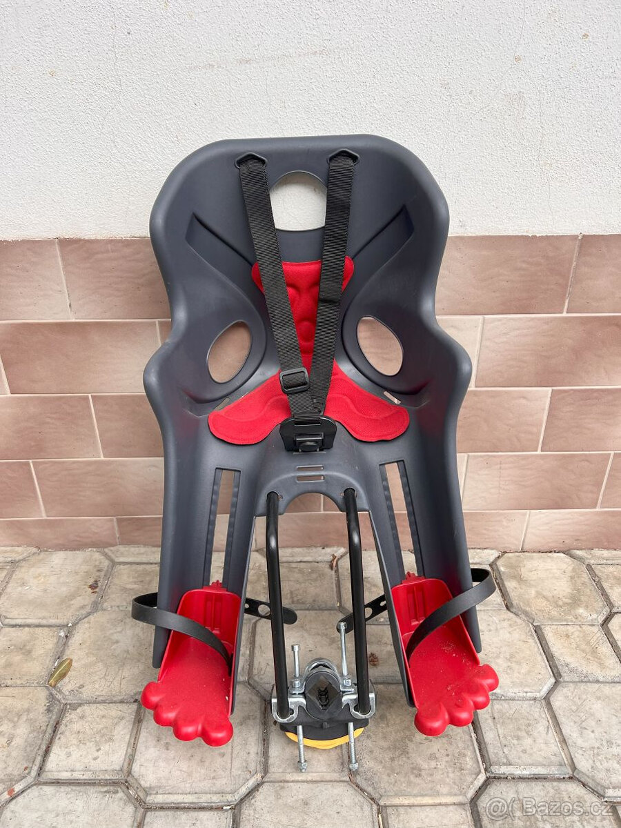 Cyklosedačka Bellelli RABBIT FIX šedo-červená - 2