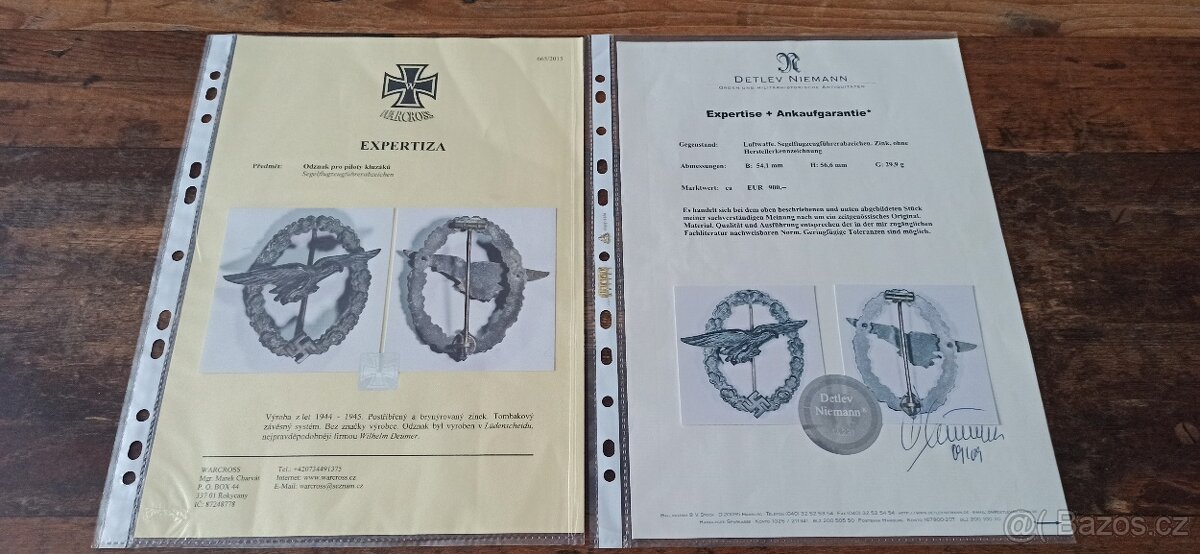 Německo bojové, válečné odznaky. - 2