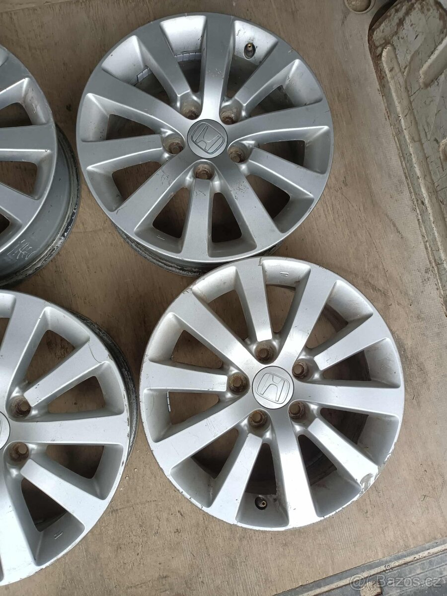 4ks alu disky orig. Honda 5x114,3 r16 - 2