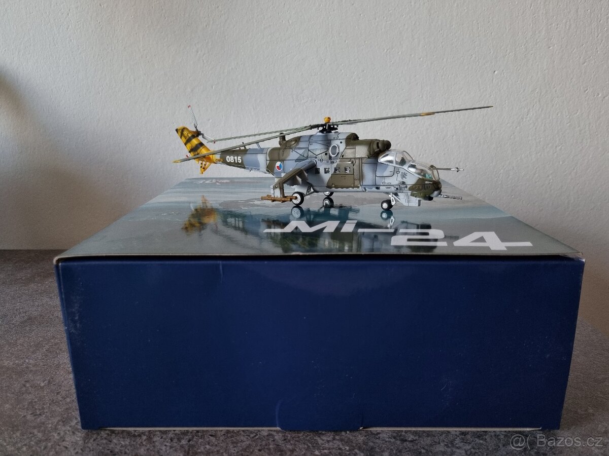 KOVOVÝ MODEL VRTULNÍKU MI-24 CZECH AIR FORCE - 2
