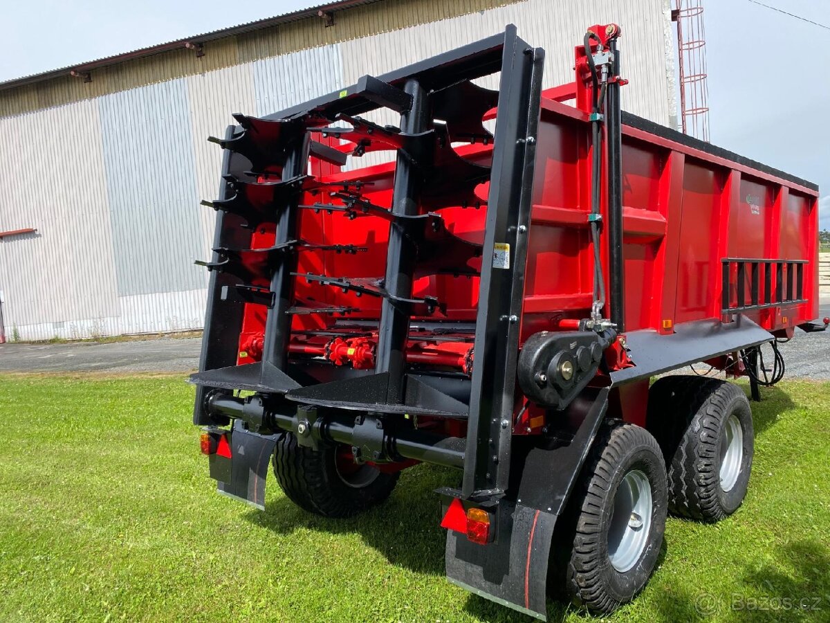 Rozmetadlo statkového hnoje - statkové mrvy LMR PTU-10B - 2