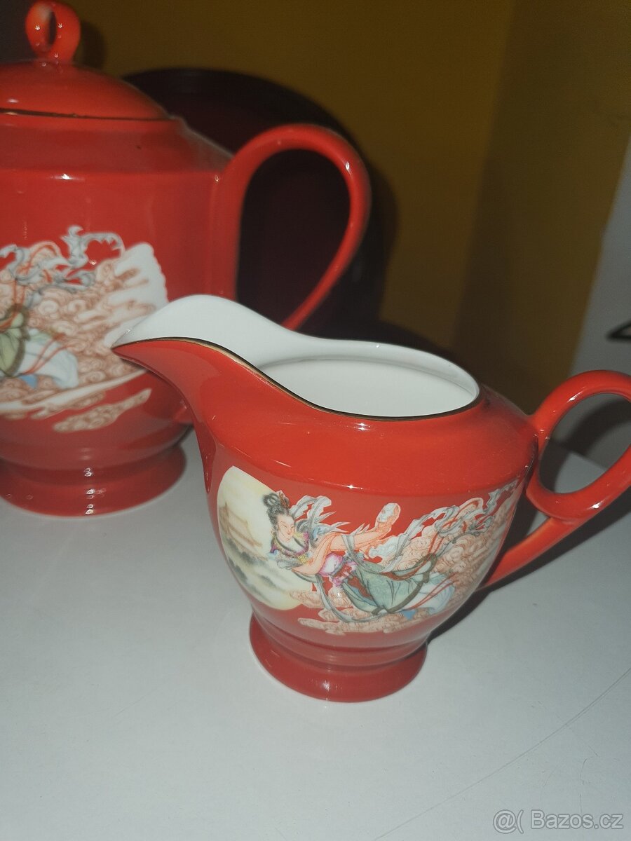 Porcelanovy čínský set - značenyp - 2