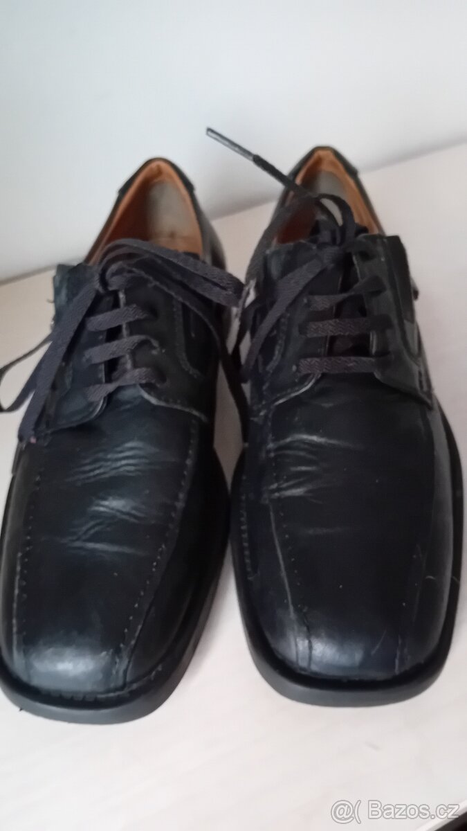 pánské celokožené polobotky zn. Genius - 2