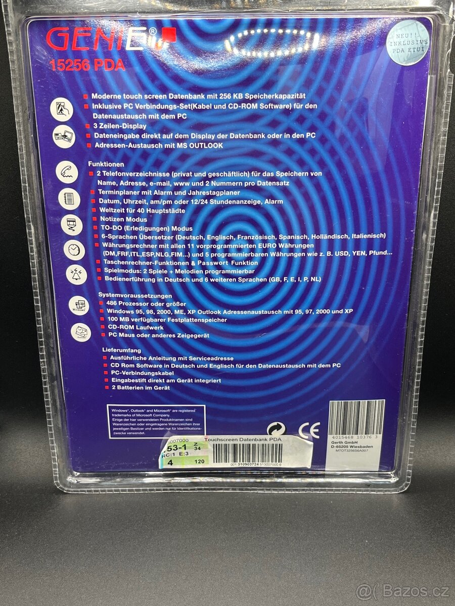 Genie 15256 – osobní digitální asistent (PDA) - 2