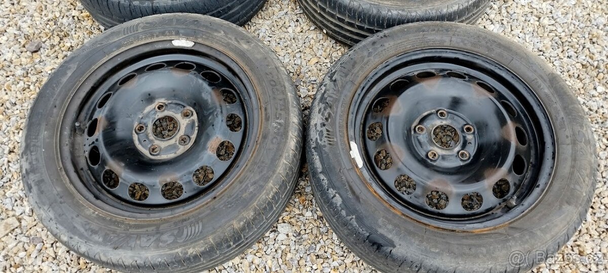 sada plechových disků 5x120 205/55 R16 ET50 - 2