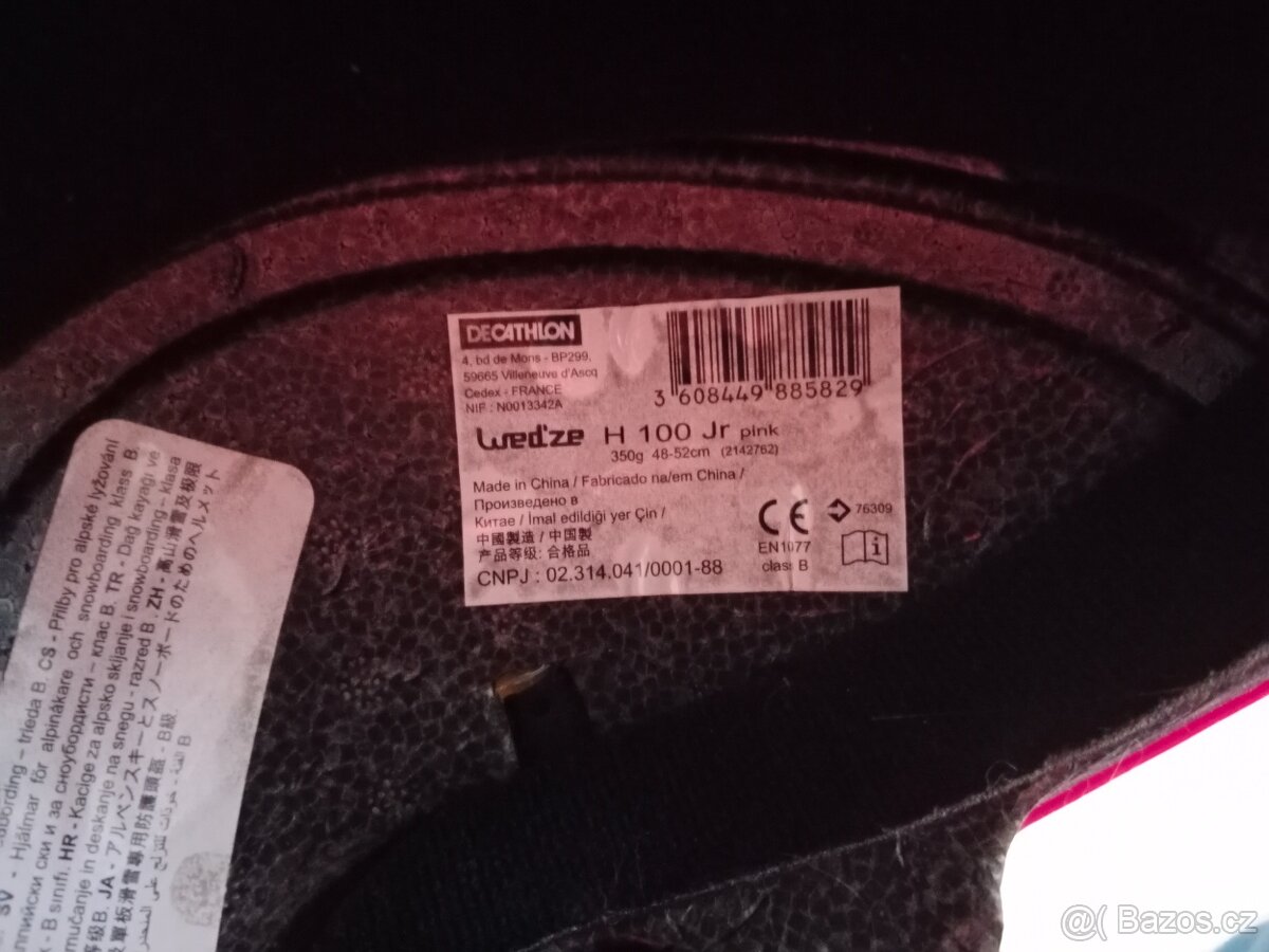 Lyžařská přilba dětská 48-52 cm - 2