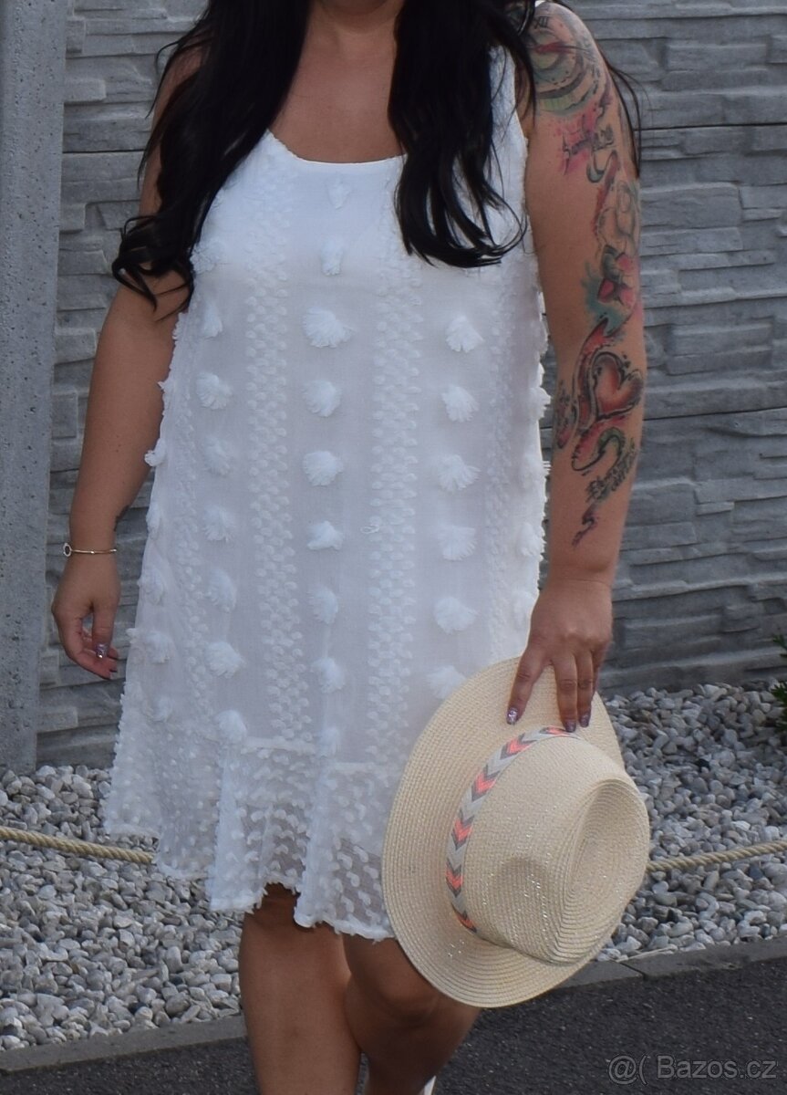 Bílé letní šaty - 2