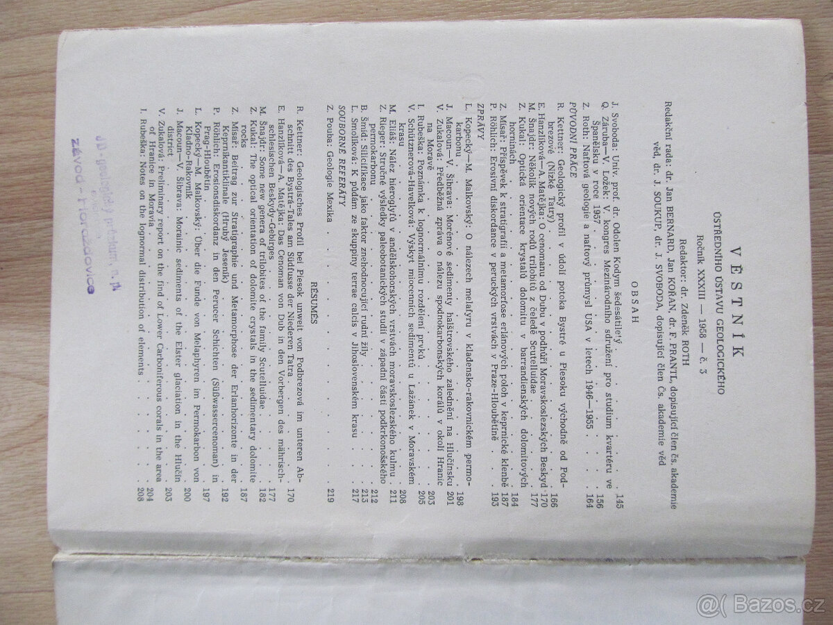 Věstník ÚÚG 1958 č. 3 - 2