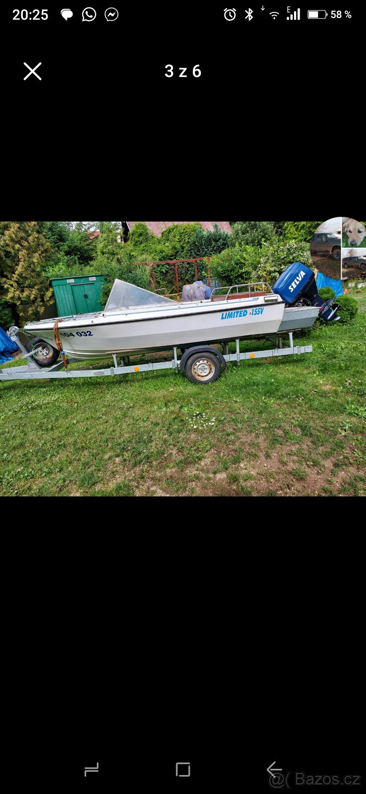 Motorový člun+ motor Selva - 2