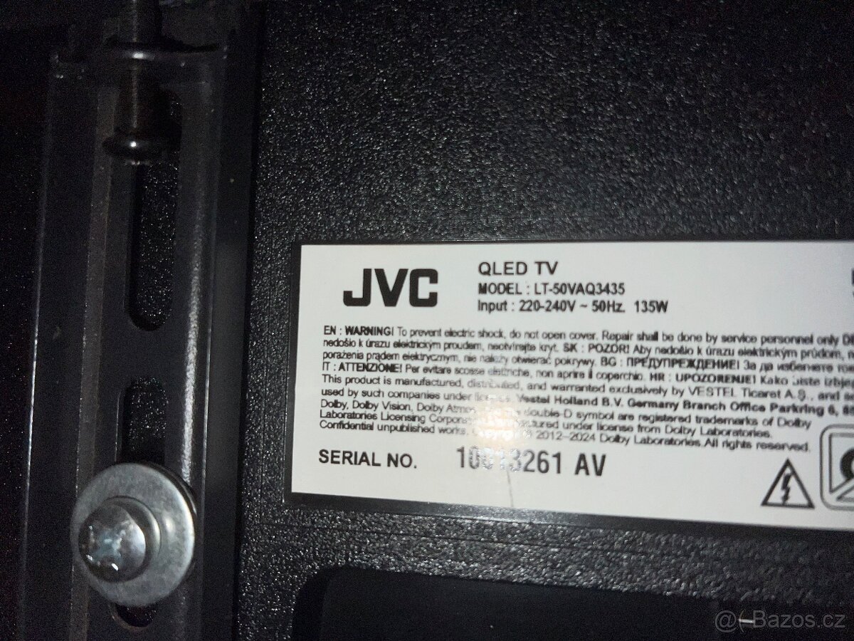 Televize JVC uhlopříčka 127cm - 2