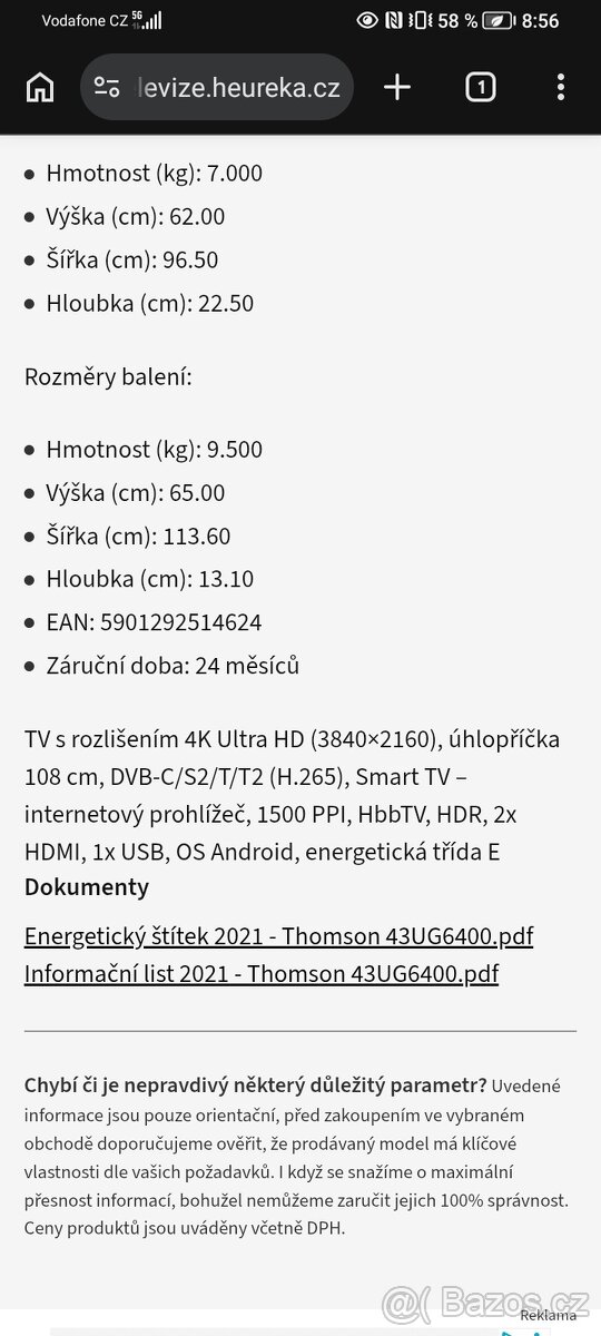 Thomson 43UG6400 LED TV 4K - 2