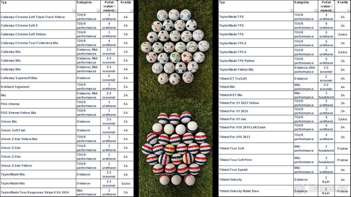 Golfové míčky - 2