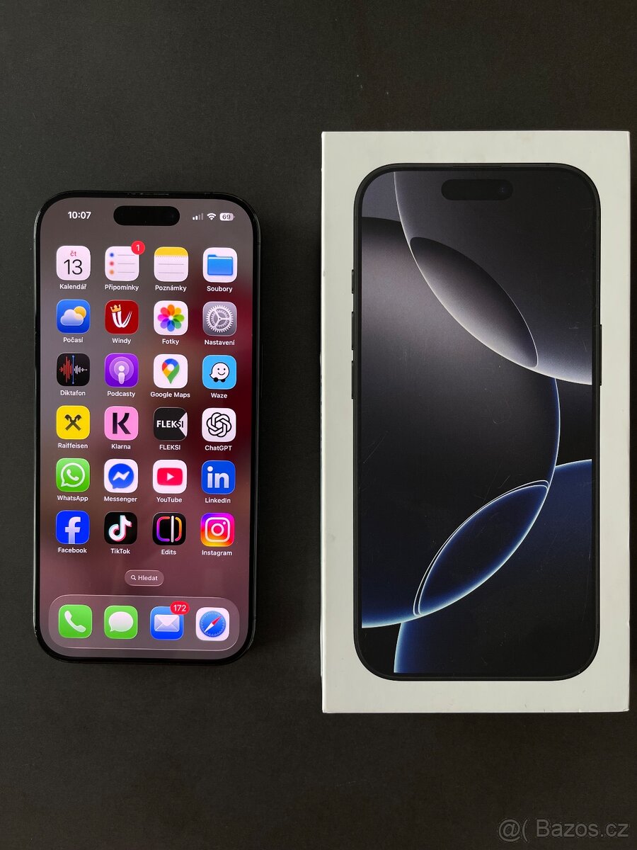 iPhone 16 Pro 128GB Black Titan + AirPods Pro - 2