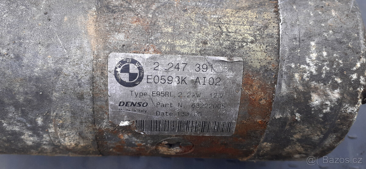 BMW startér pro motory M57D30 306D1/306D2 a podobně - 2