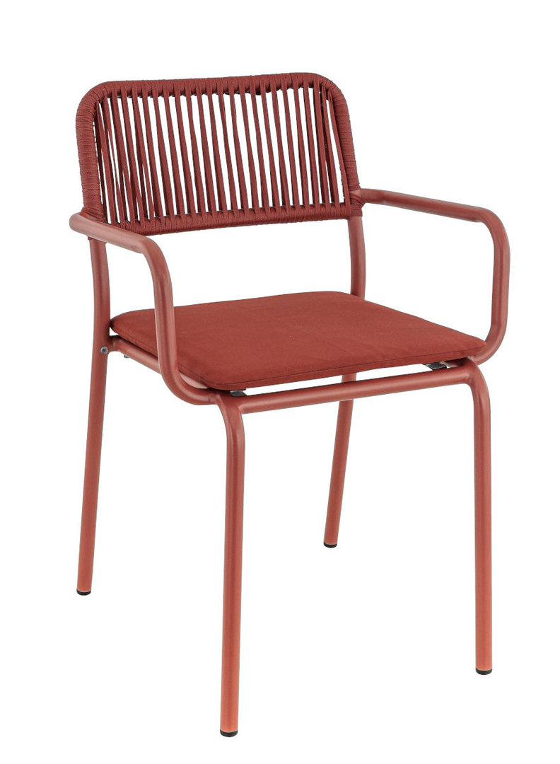 Kovová venkovní židle Murcia s výpletem - 2