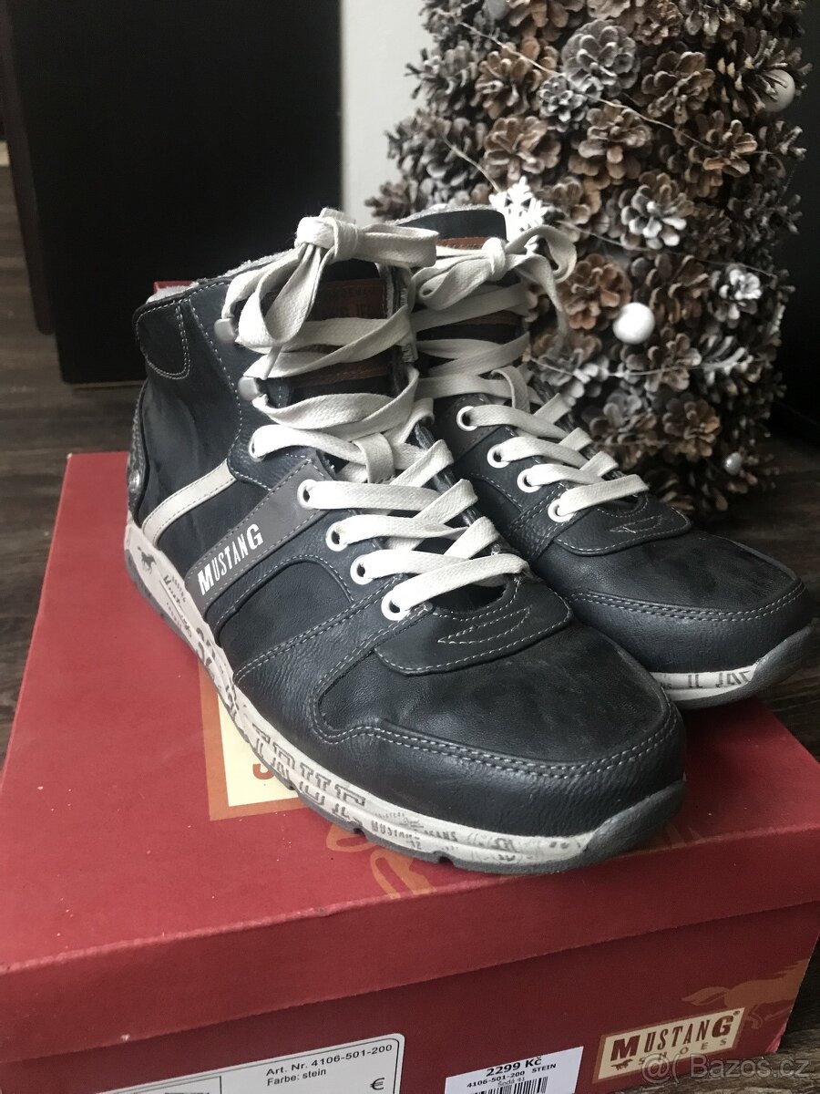 Panske kotnikove boty Mustang - 2