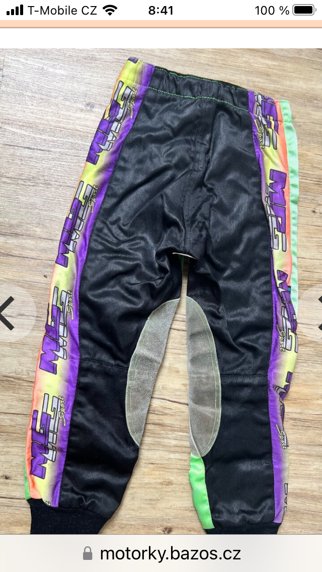MX kalhoty retro MGSport detske vel 28 - 2