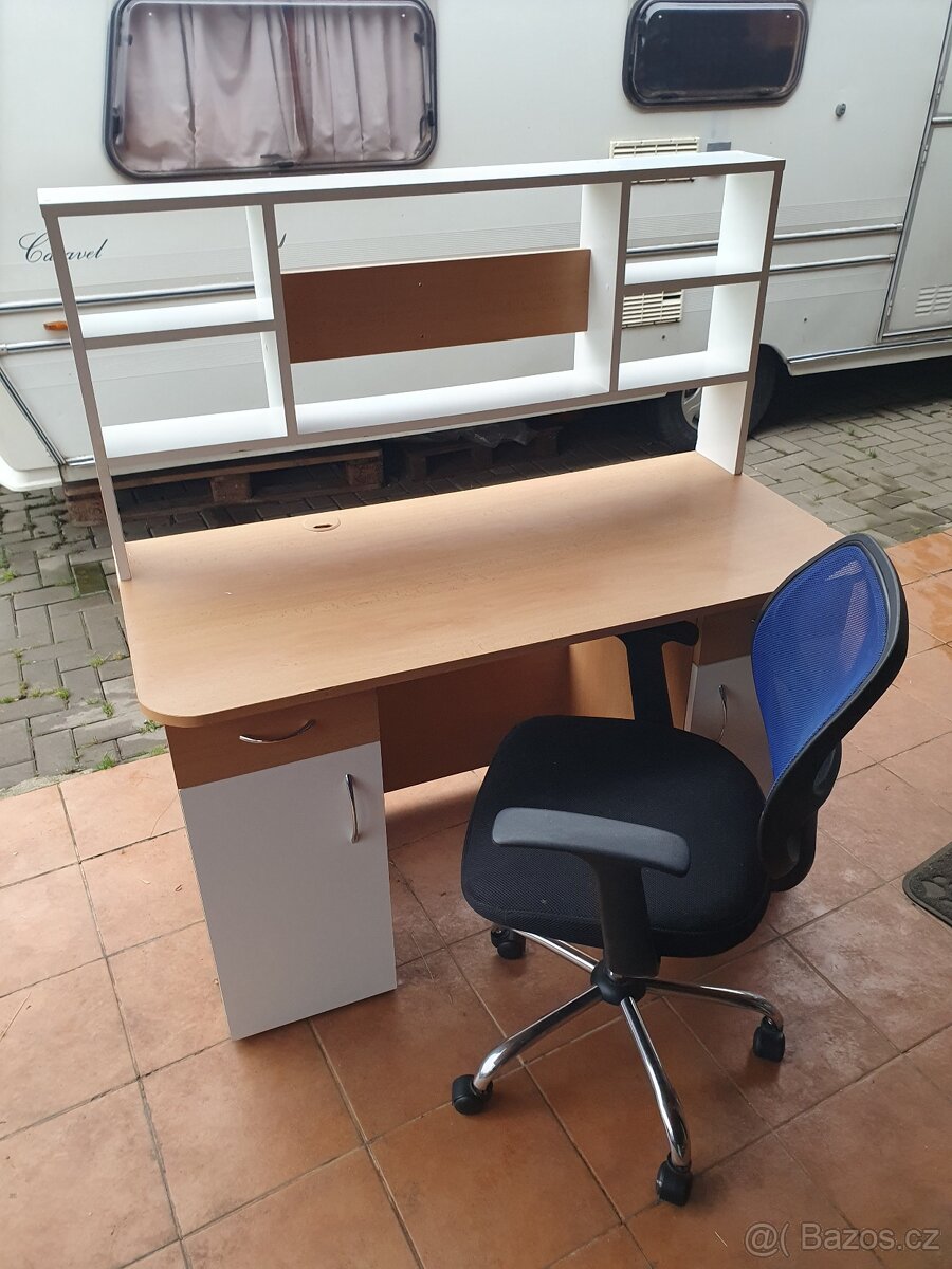 Psací stůl + kancelářská židle - 2