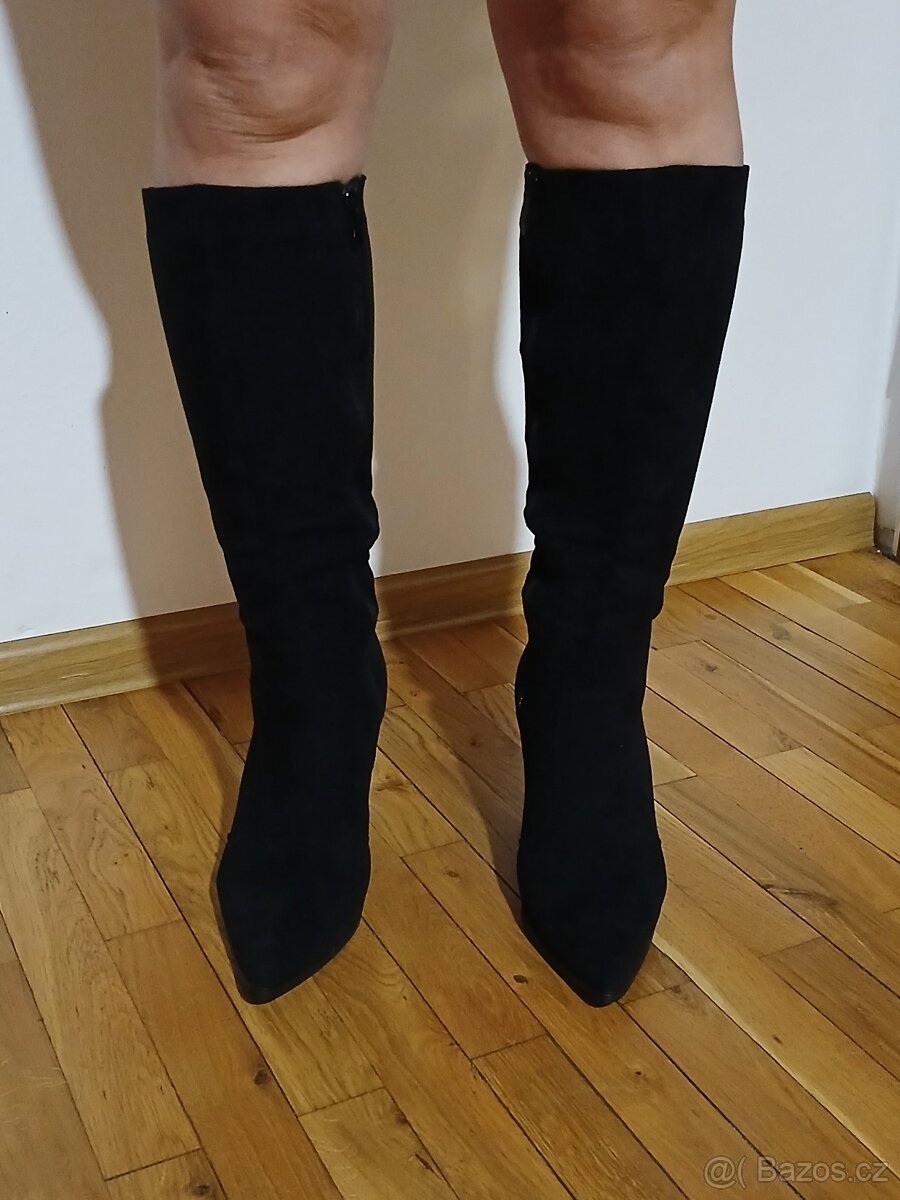 Dámské semišové kozačky - 2