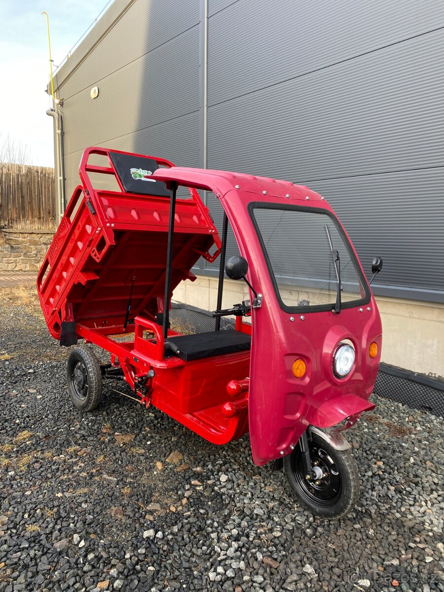 Elektro Pracovní Tříkolka | 600kg nosnost | DOPRAVA ZDARMA - 2