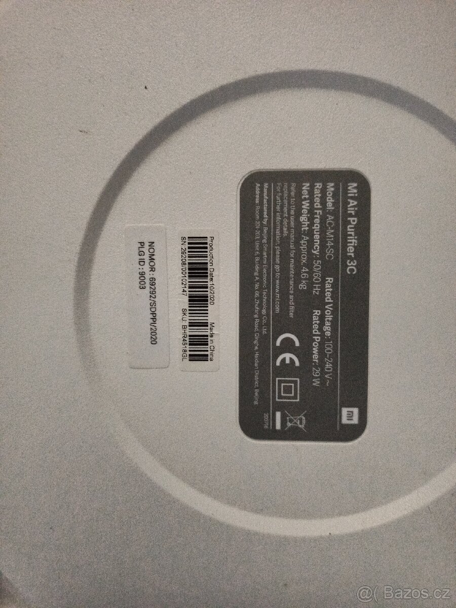 Prodám čističku vzduchu Xiaomi Mi Air Purifier 3C - 2