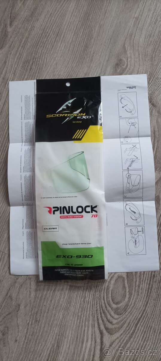 Prodám nový pinlock Scorpion EXO 930 - 2