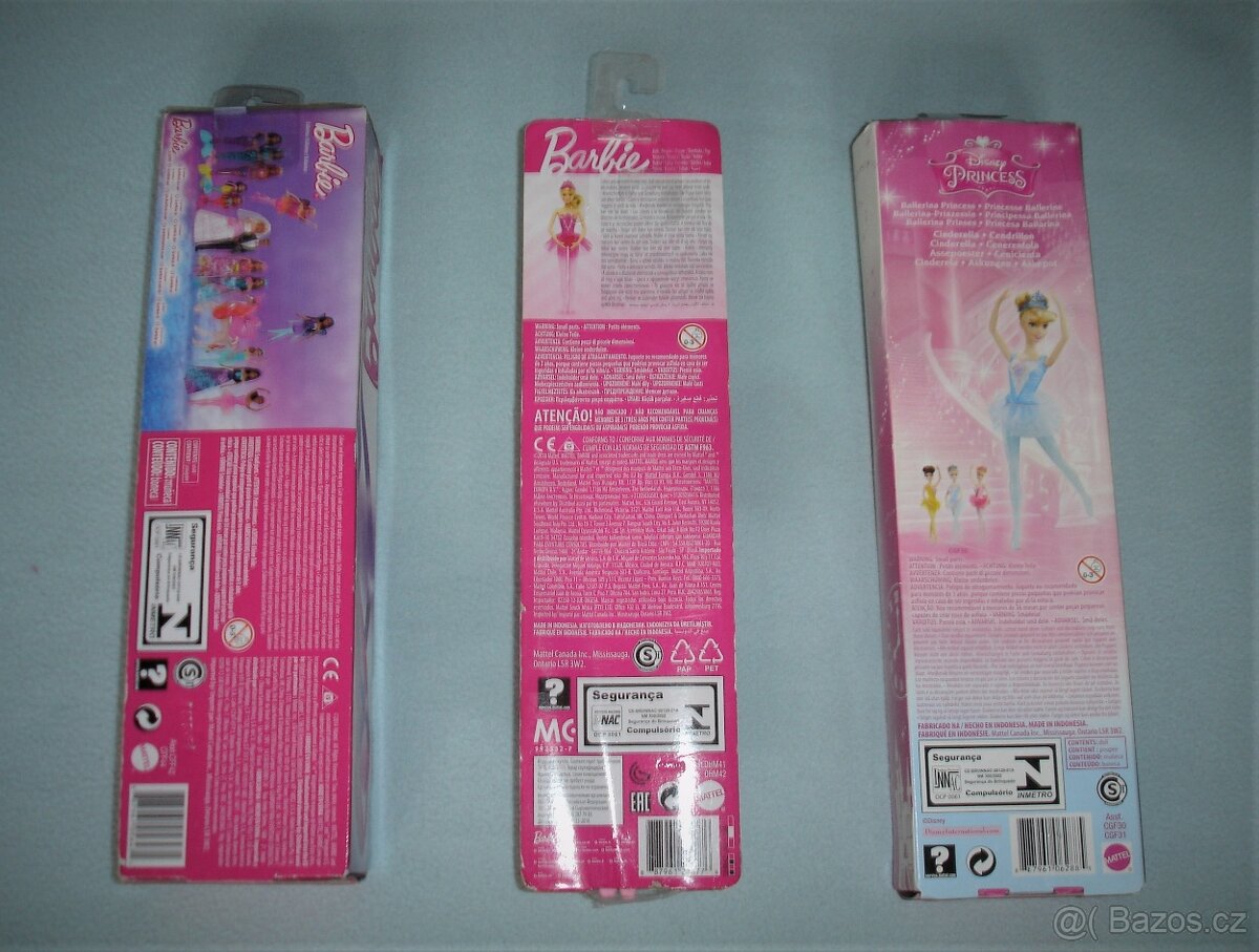 PANENKY MATTEL (tři kusy)... - 2