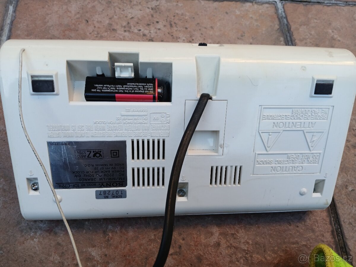 Radiobudik Sony. - 2