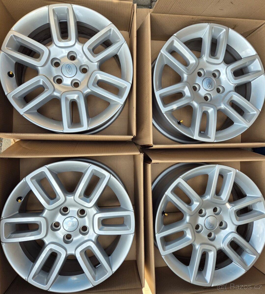 Originál disky Land Rover / Defender r19 silver - 2