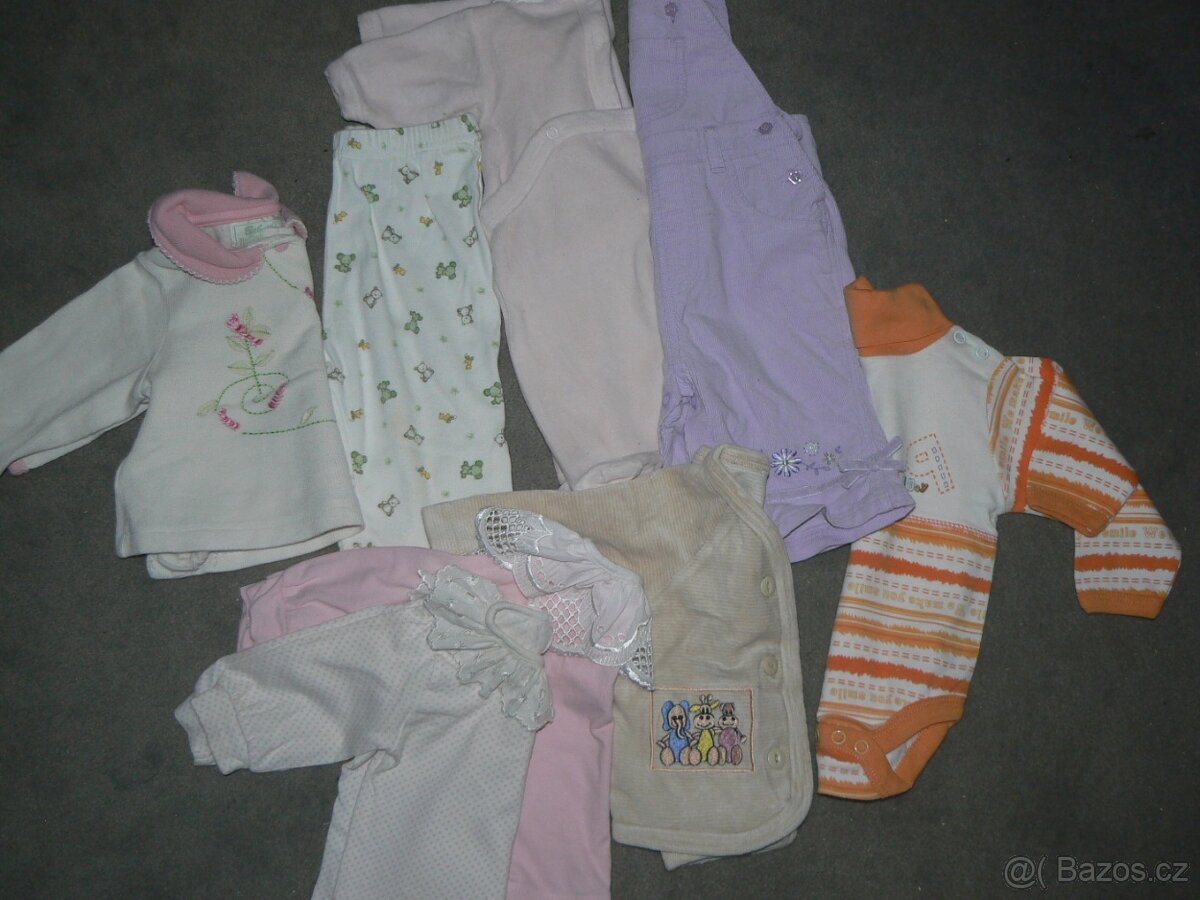 set 9 ks pro hplčičku - 3 - 9 měsíců - 2